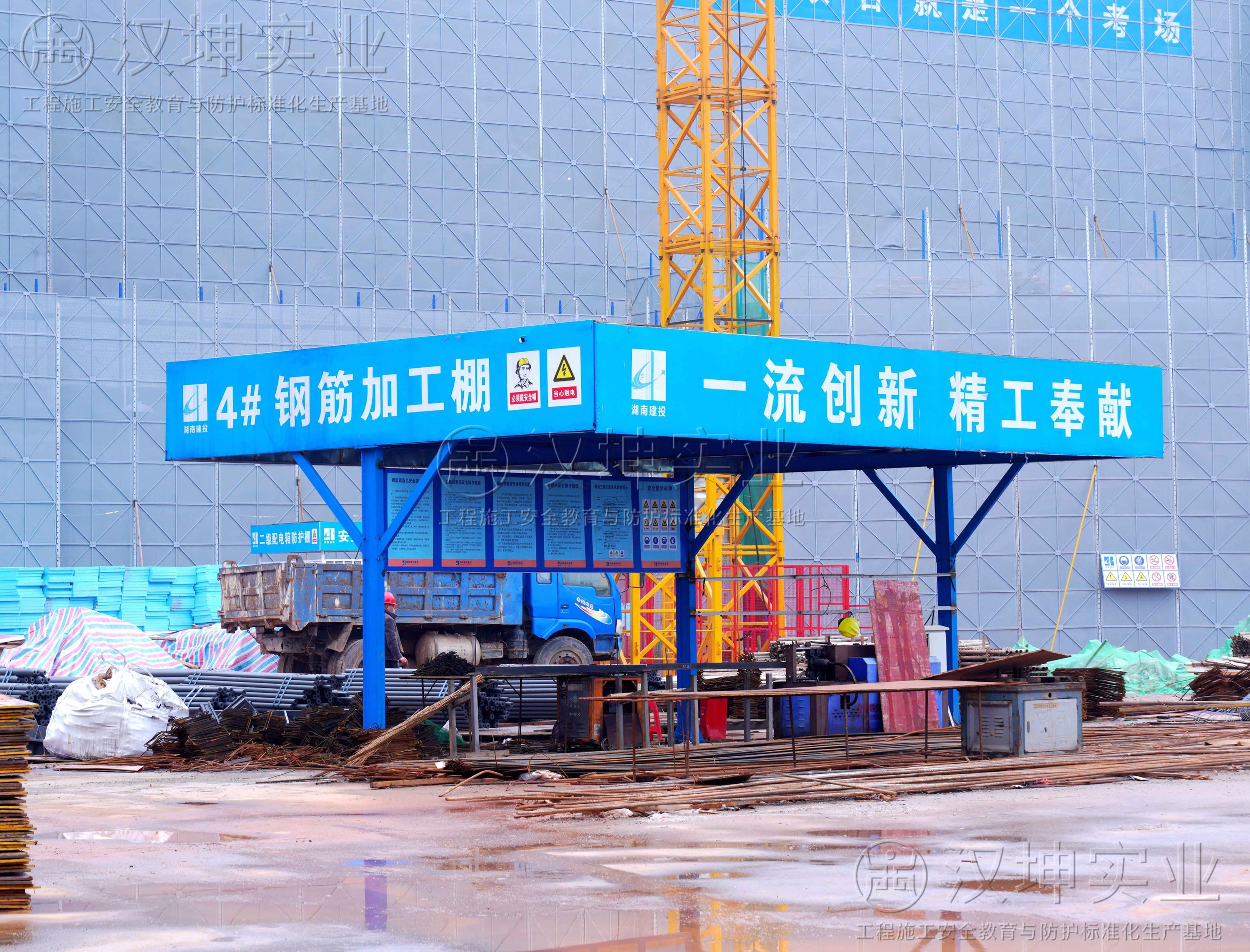 湖南建投六建集团石碑中学项目-单立柱Y字型